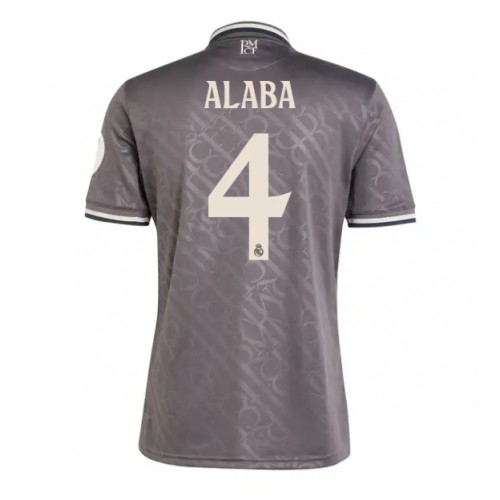 Fotbalové Dres Real Madrid David Alaba #4 Alternativní 2024-25 Krátký Rukáv